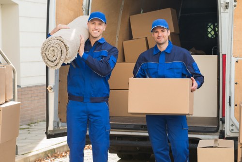 Careful loading of furniture into a removal van in Tufnell Park