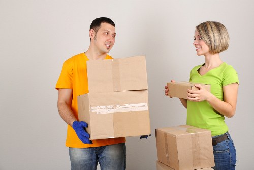 Moving house through a narrow staircase in a Tufnell Park property
